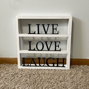 12x12 Live Love Laugh Frame